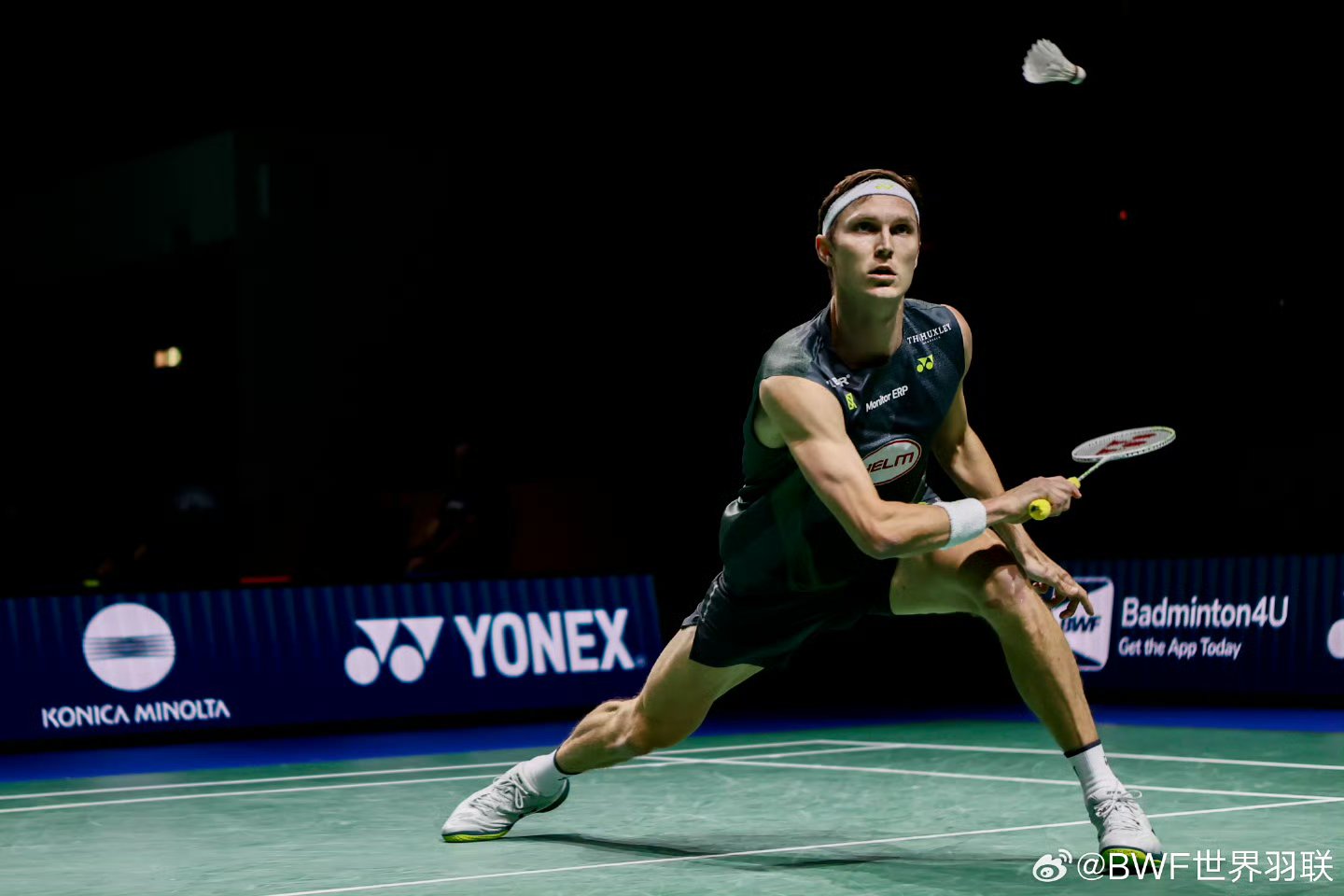 法国羽毛球队鏖战韩国羽毛球队，安赛龙惊艳世界